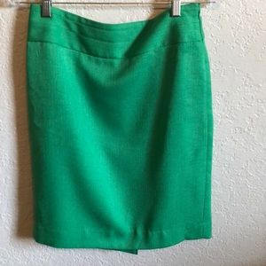 The limited green pencil skirt